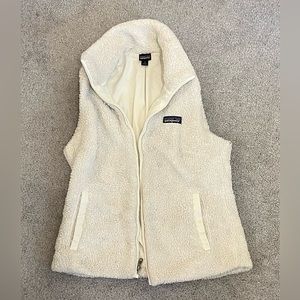 White Sherpa Patagonia vest